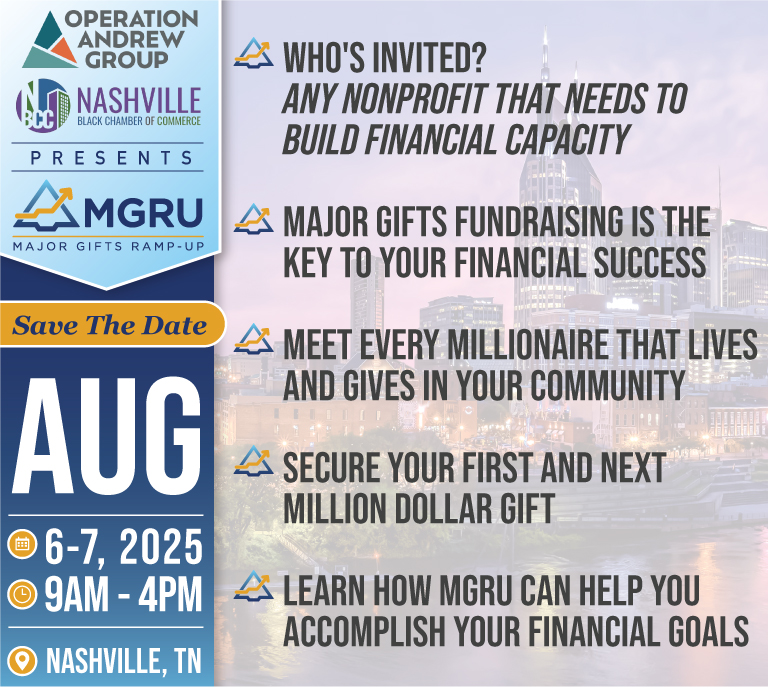 Major Gifts Ramp-Up Nashville, TN